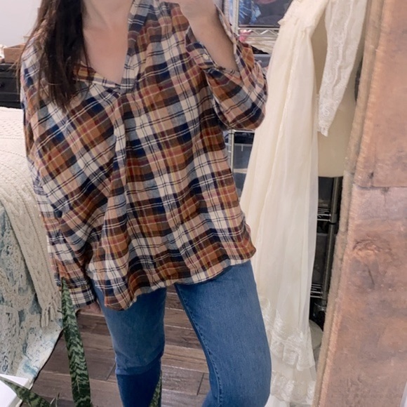 French Connection plaid shirt size medium - Picture 4 of 9